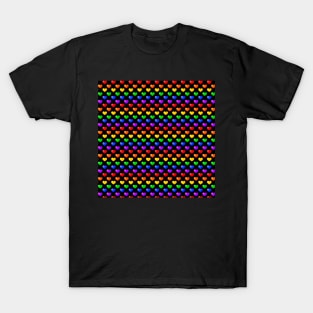 Valentine's Day Pattern - LGBT - Love is Love T-Shirt